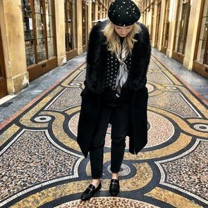 Club Monaco Wool Wrap Coat